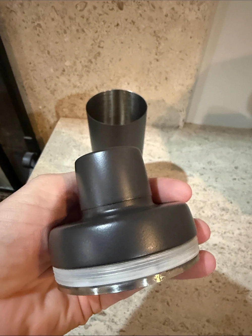 West Elm Matte Black Cocktail Shaker - Two Piece Sleek Home Bar Accessory